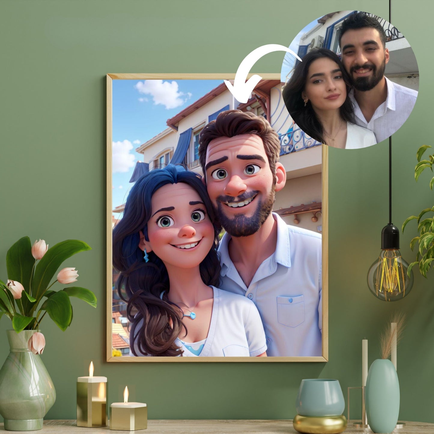 3D SEVGİ TABLOSU